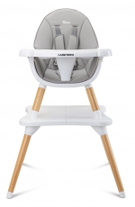 Дитячий стільчик для годування Caretero Tuva Grey